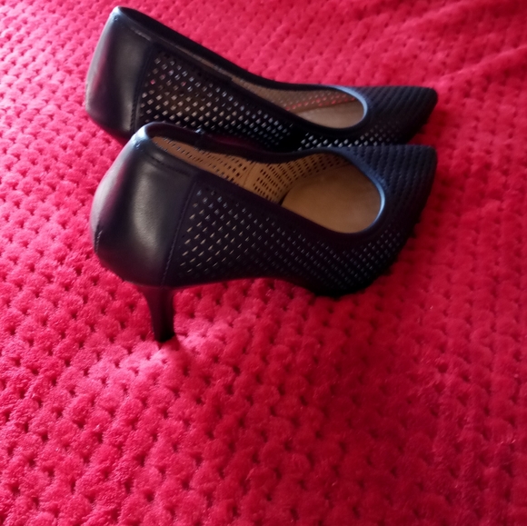 Navy net heels - Picture 2 of 7